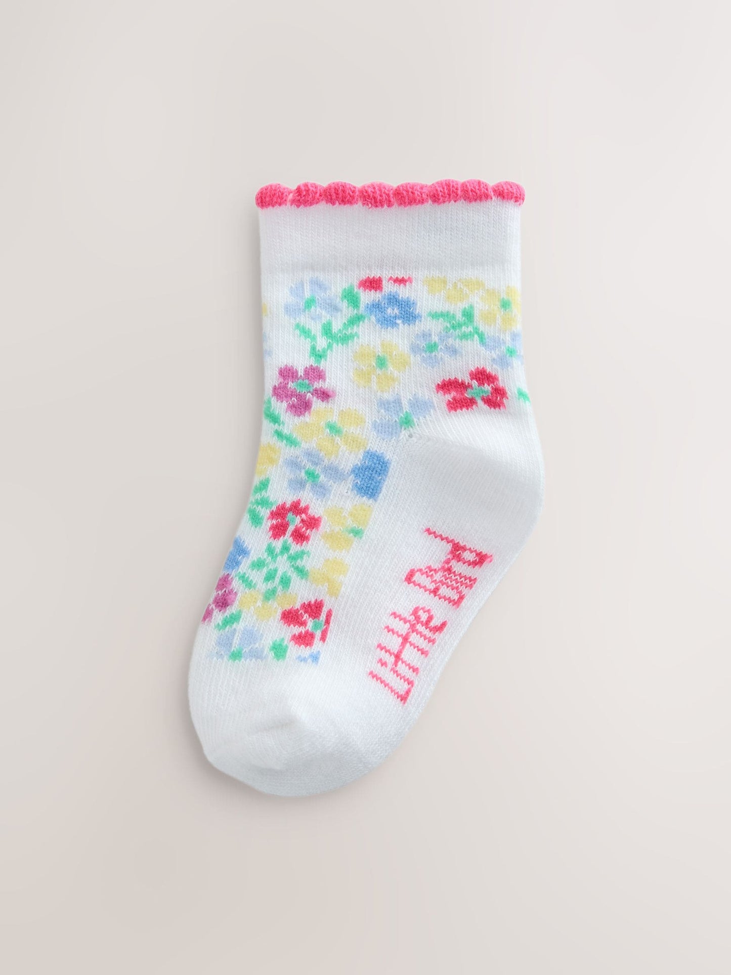 Little Bird by Jools Oliver Multi Socks Baby 5 Pack image 3