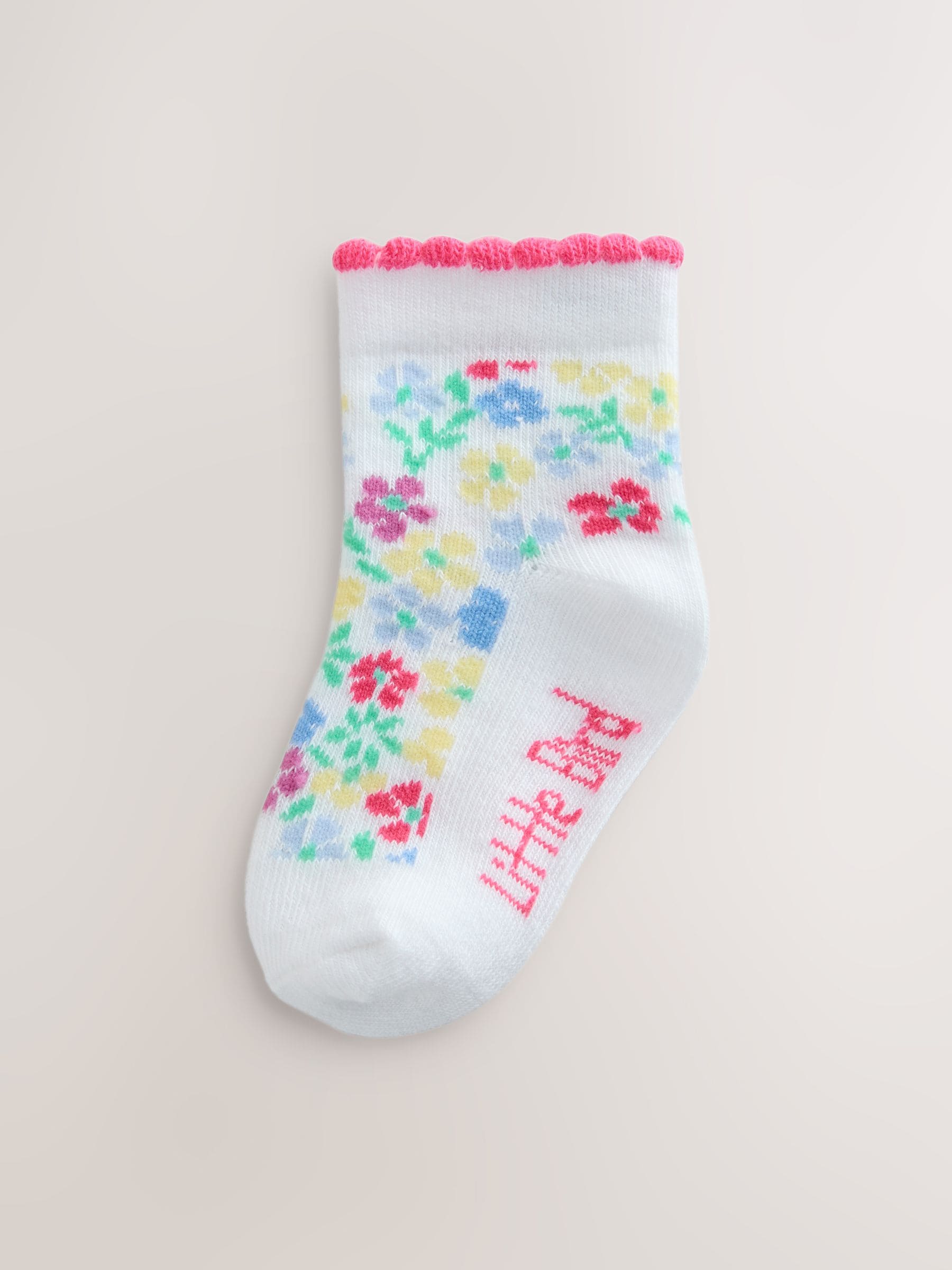 Little Bird by Jools Oliver Multi Socks Baby 5 Pack image 3