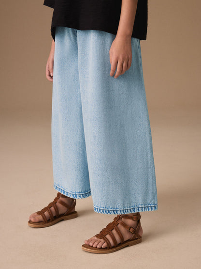 Dsiney Kidz - Light Denim Culotte Trousers (3-16yrs) image 1