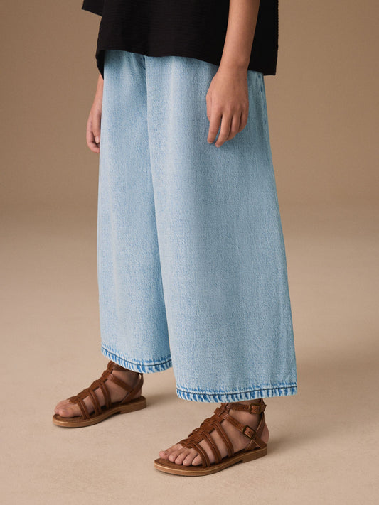 Dsiney Kidz - Light Denim Culotte Trousers (3-16yrs) image 1