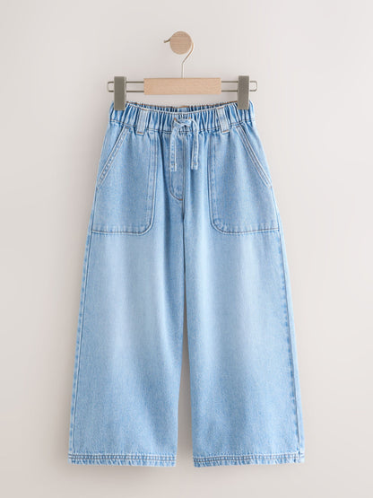 Dsiney Kidz - Light Blue Pull On Wide Leg Trousers (3-16yrs) image 6
