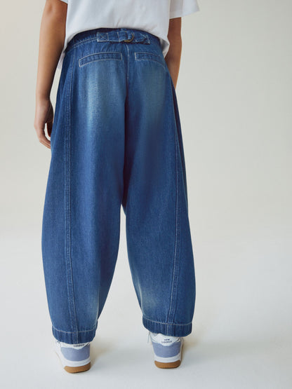 Dsiney Kidz - Dark Blue Barrel Jeans (3-16yrs) image 3