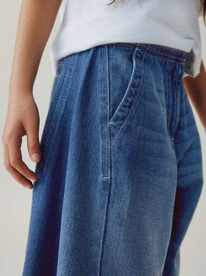 Dsiney Kidz - Dark Blue Barrel Jeans (3-16yrs) image 5