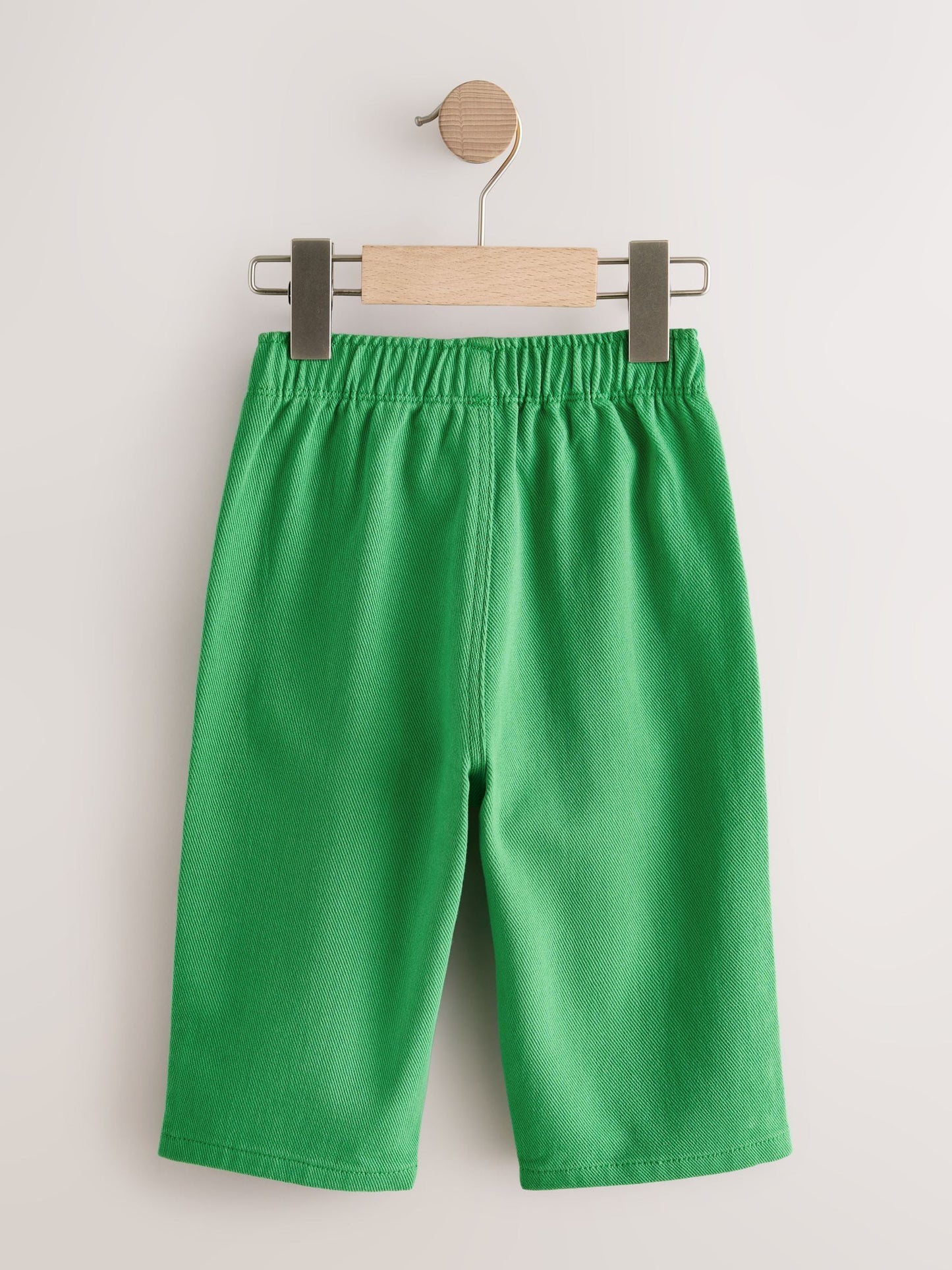 Green Pull On Wide Trousers (3mths-7yrs) image 4