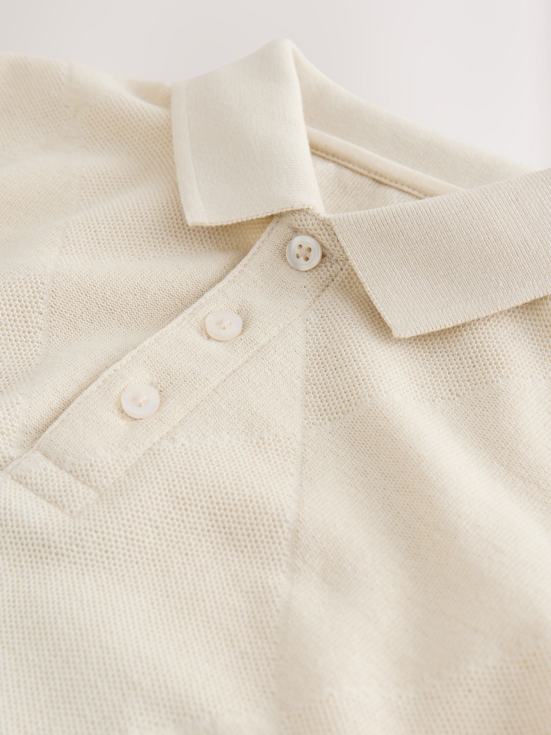 Dsiney Kidz - Cream Short Sleeve Jersey Polo Shirt (3-16yrs) image 5