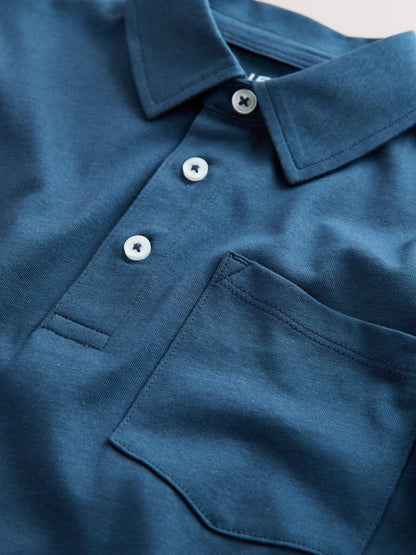 Dsiney Kidz - Navy Short Sleeve Jersey Polo Shirt (3-16yrs) image 4