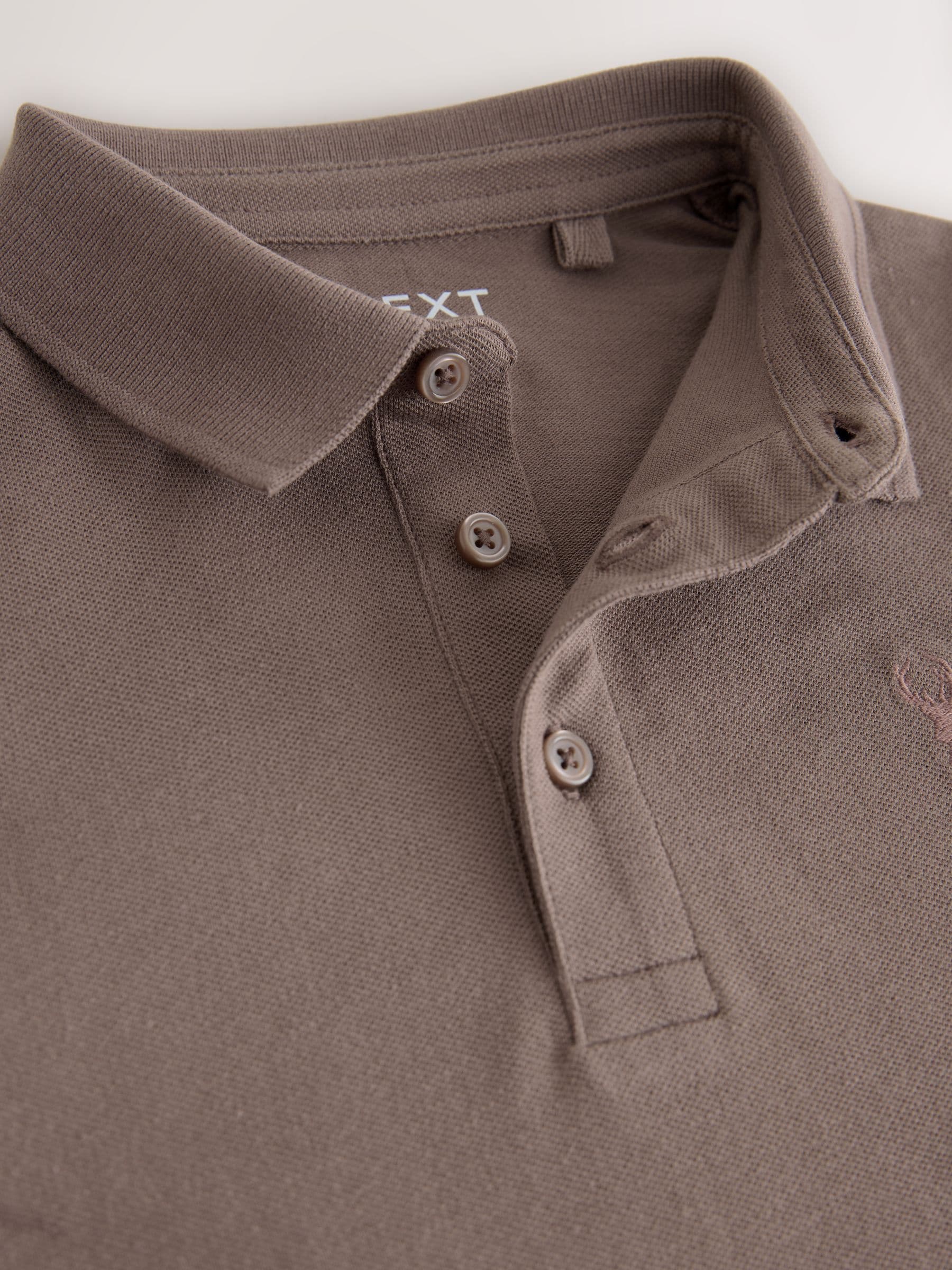 Dsiney Kidz - Stag Mink Brown Short Sleeve Polo Shirt (3-16yrs) image 3