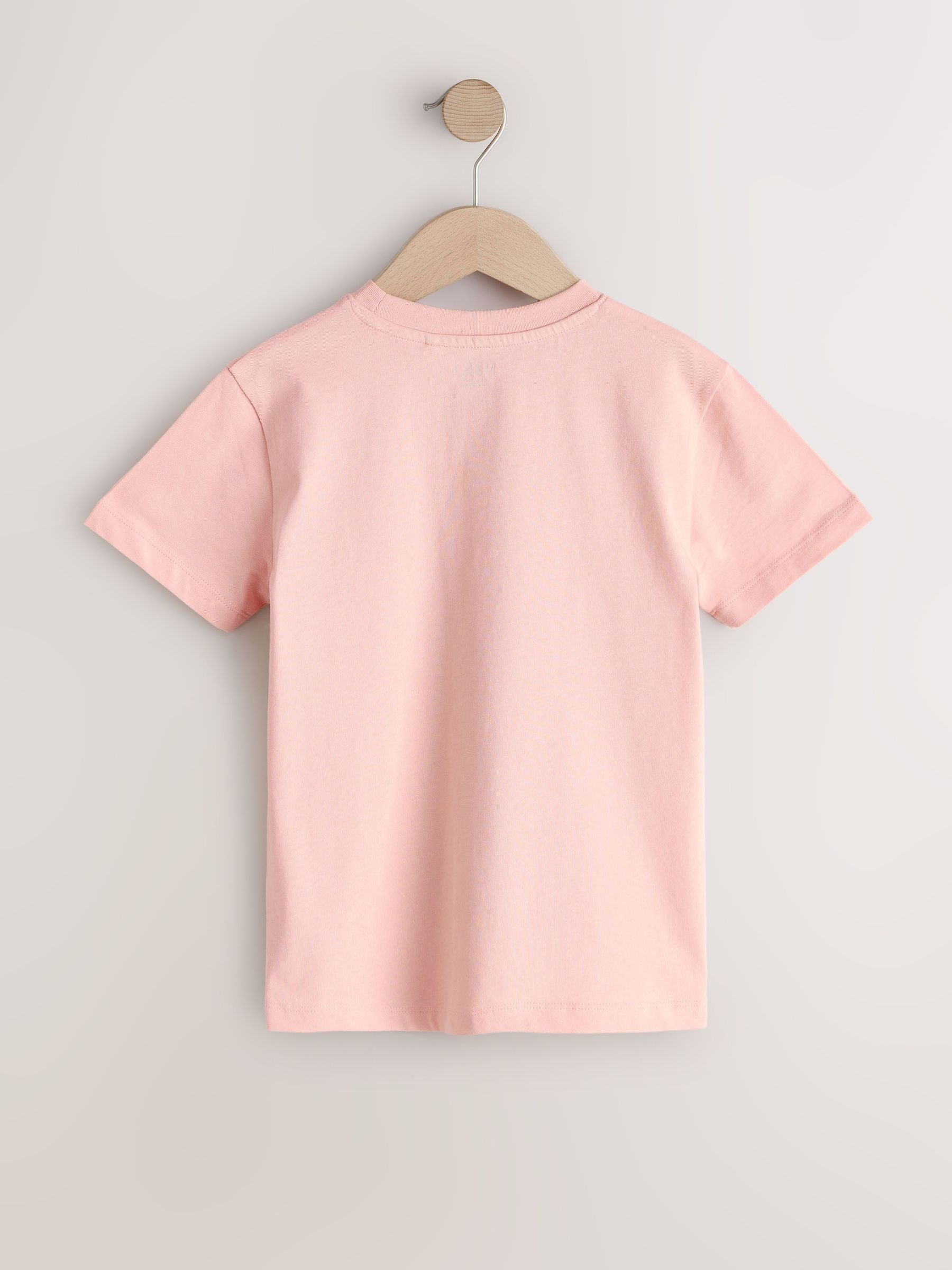 Dsiney Kidz - Peach Pink Regular Fit Short Sleeve T-Shirt (3-16yrs) image 2