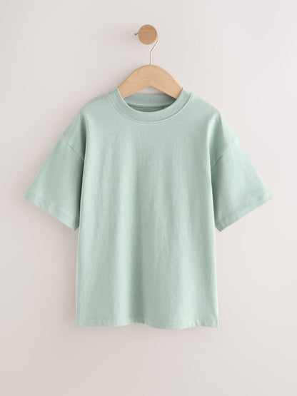 Dsiney Kidz - Green Mineral Relaxed Fit Short Sleeve T-Shirt (3-16yrs) image 1