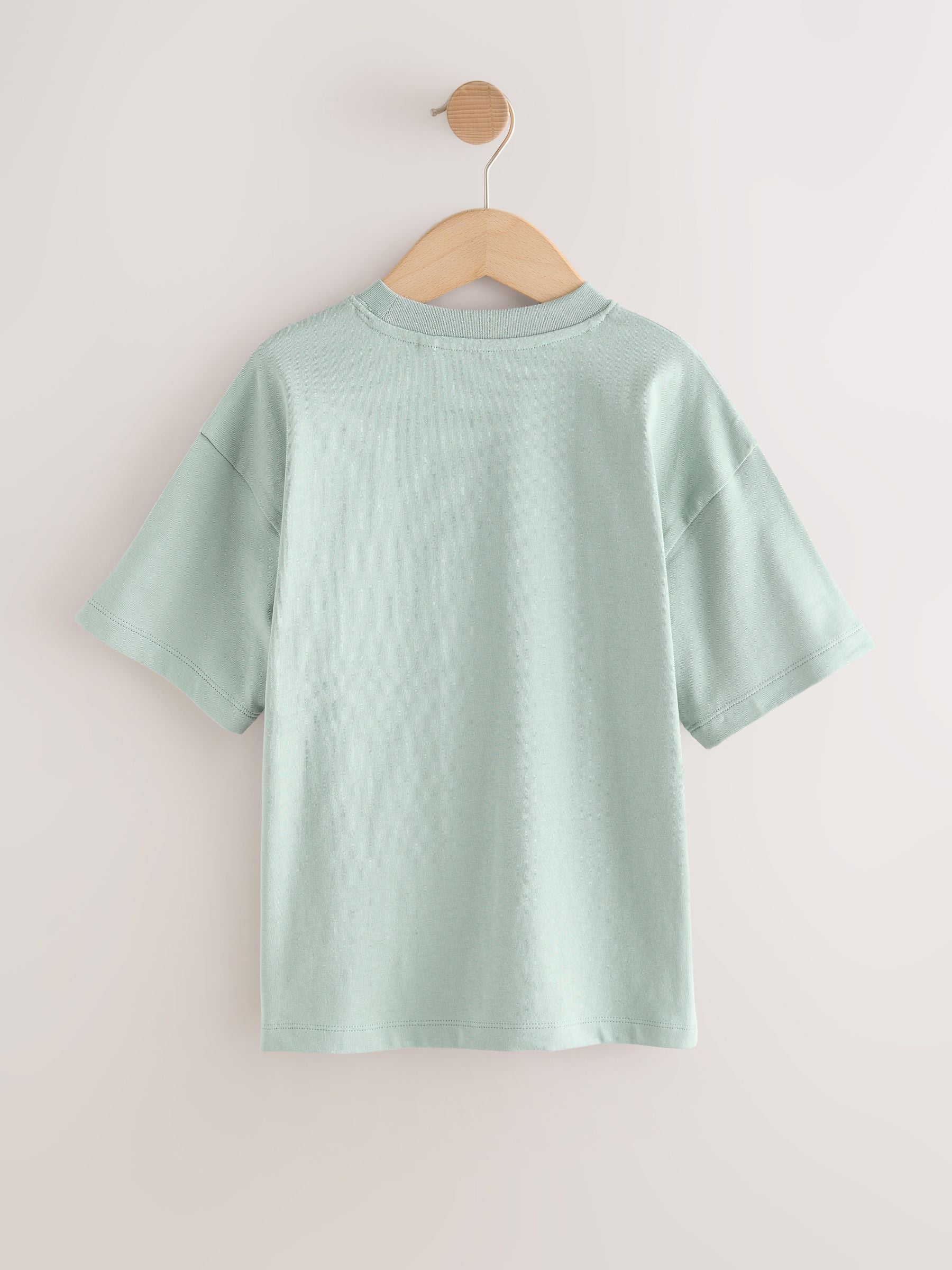 Dsiney Kidz - Green Mineral Relaxed Fit Short Sleeve T-Shirt (3-16yrs) image 2