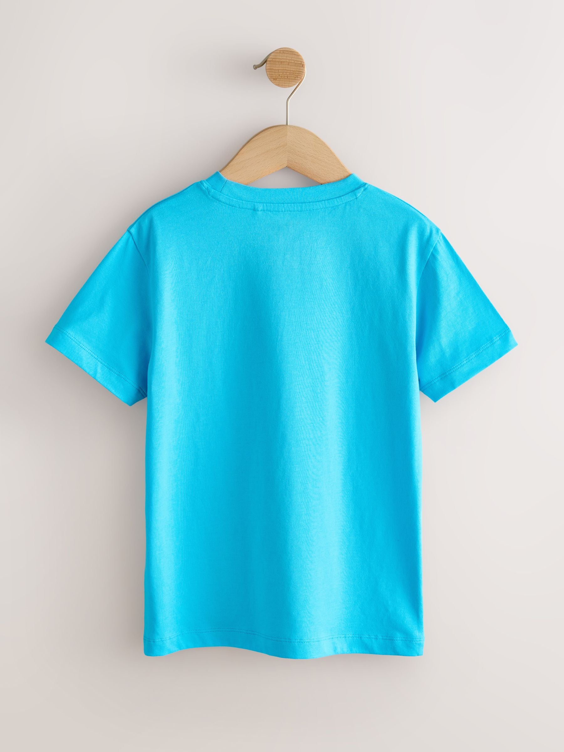 Dsiney Kidz - Aqua Blue Regular Fit Short Sleeve T-Shirt (3-16yrs) image 2