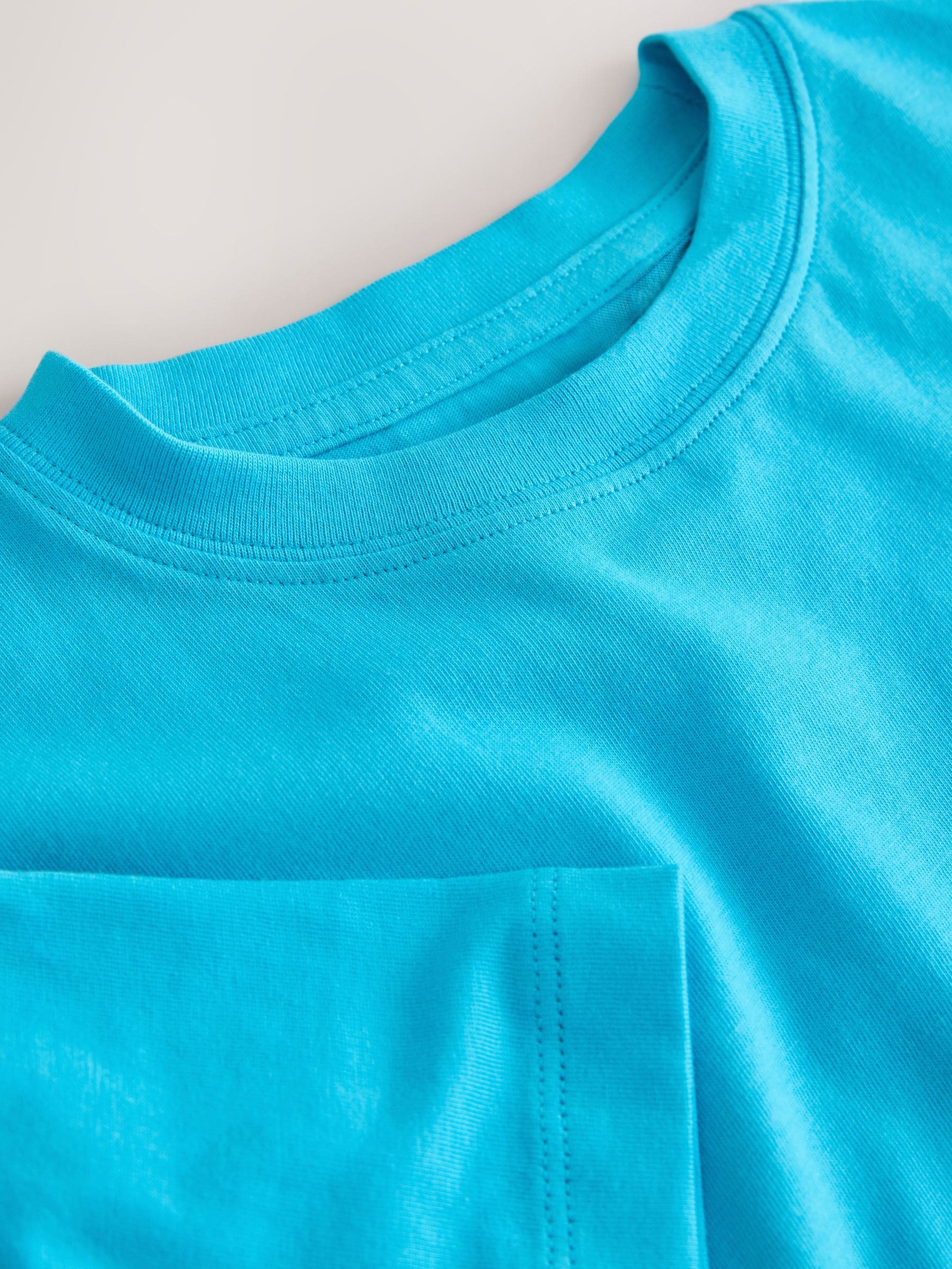 Dsiney Kidz - Aqua Blue Regular Fit Short Sleeve T-Shirt (3-16yrs) image 3