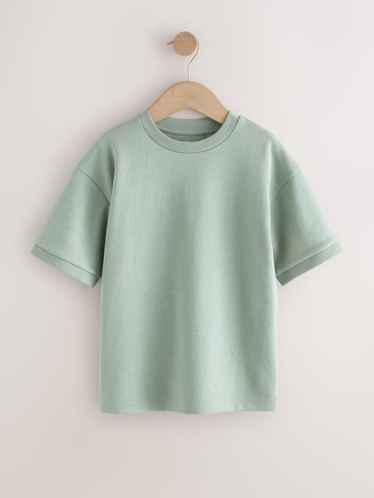 Dsiney Kidz - Mint Green Relaxed Fit Heavyweight T-Shirt (3-16yrs) image 1