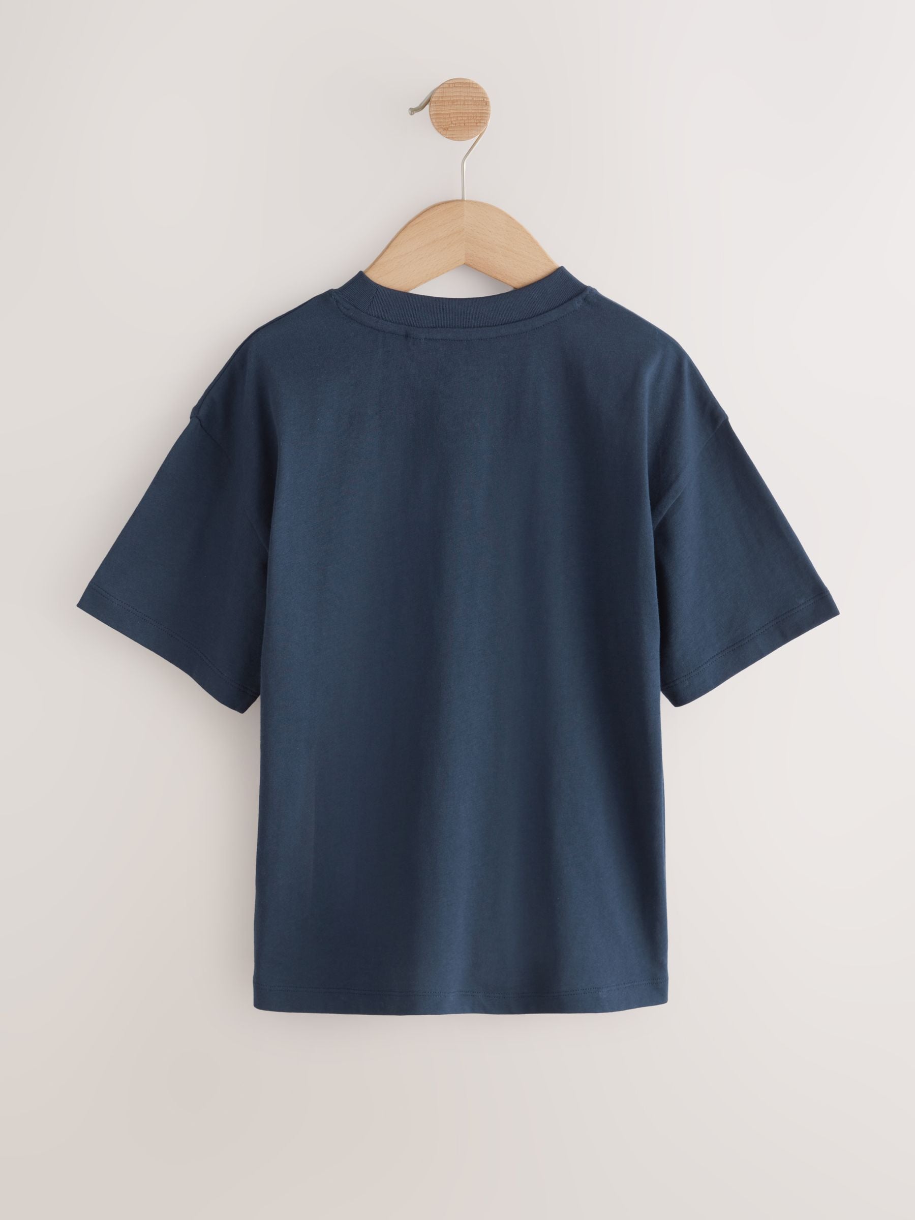 Dsiney Kidz - Blue Navy Oversized Fit Short Sleeve T-Shirt (3-16yrs) image 2