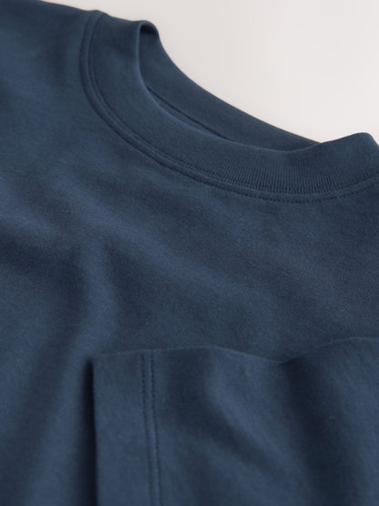 Dsiney Kidz - Blue Navy Oversized Fit Short Sleeve T-Shirt (3-16yrs) image 3