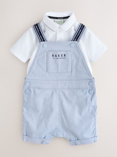 Baker by Ted Baker Dungarees And Polo Shirt Set image 1