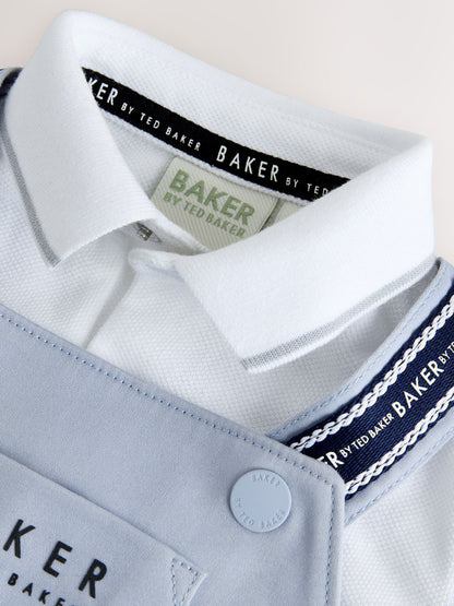 Baker by Ted Baker Dungarees And Polo Shirt Set image 5