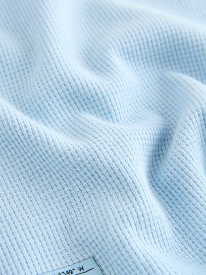 Dsiney Kidz - Light Blue Textured Short Sleeve T-Shirt and Shorts Set (3-16yrs) image 11