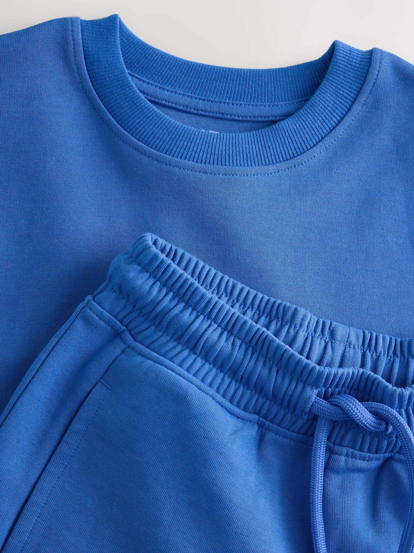 Dsiney Kidz - Cobalt Blue Relaxed Fit Heavyweight T-Shirt and Shorts Set (3-16yrs) image 7