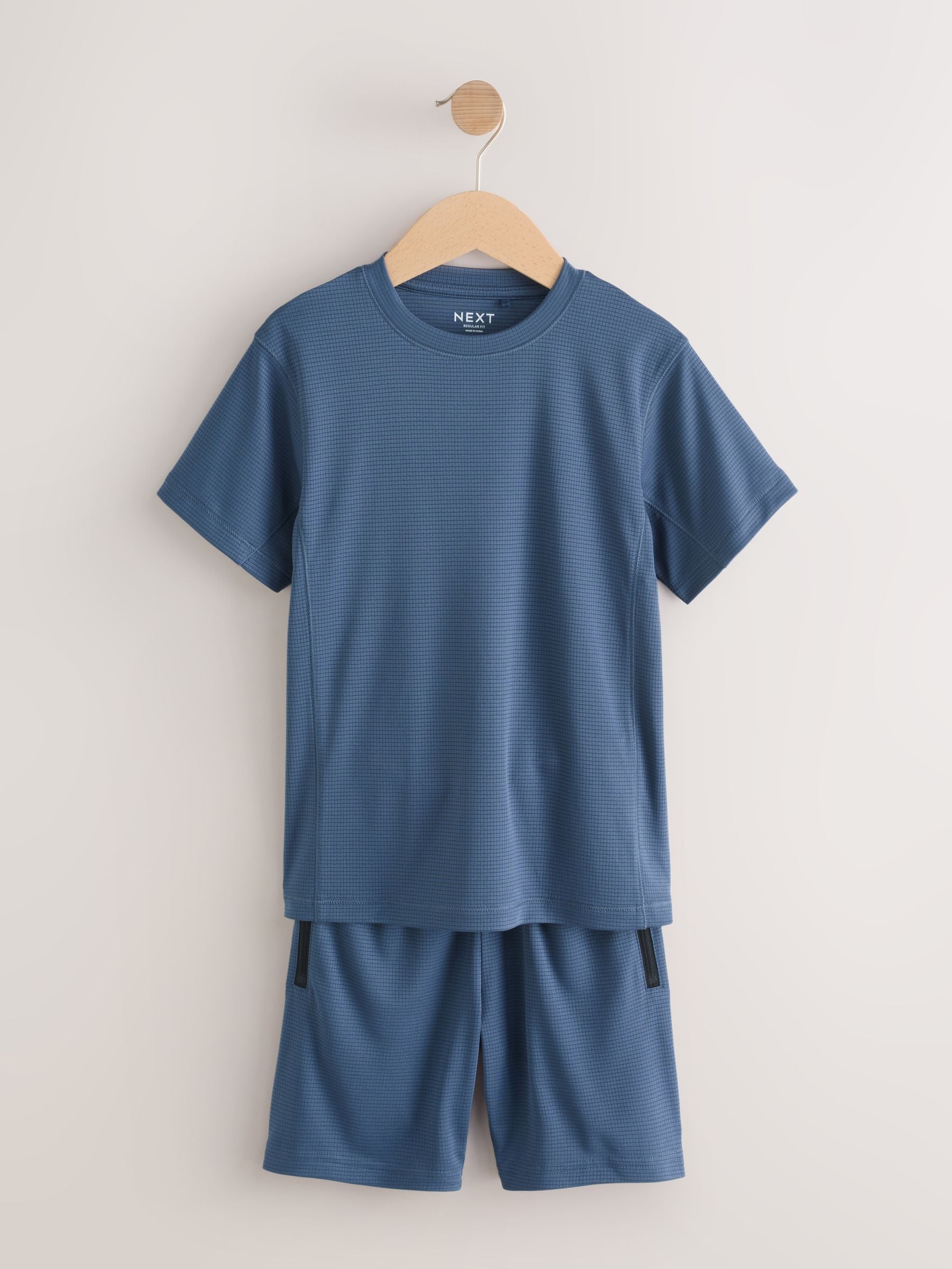 Dsiney Kidz - Mid Blue Sports T-Shirt and Shorts Set (3-16yrs) image 5