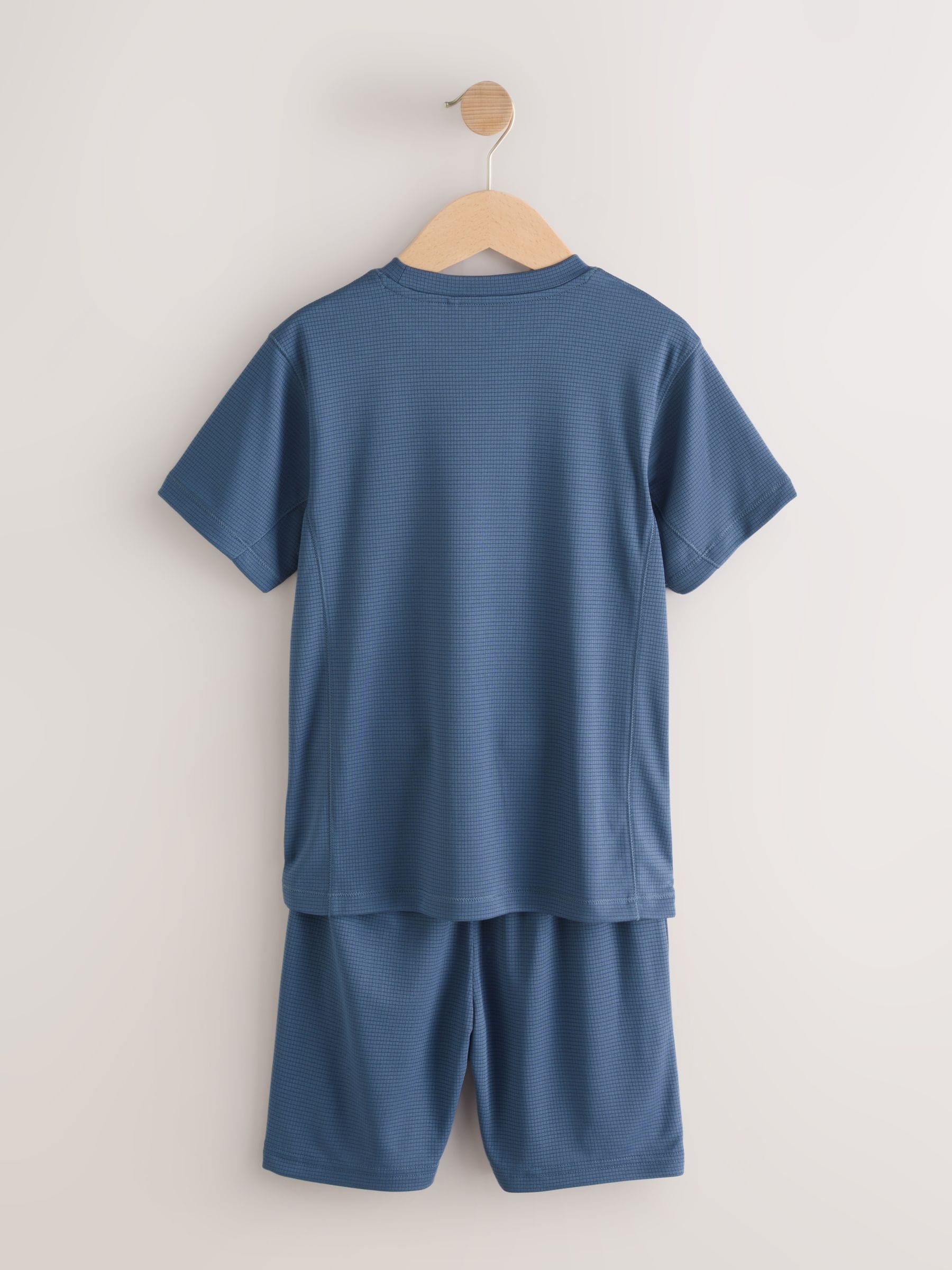 Dsiney Kidz - Mid Blue Sports T-Shirt and Shorts Set (3-16yrs) image 7