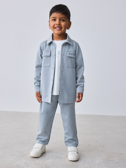 Baker by Ted Baker 3 Piece Textured Jacket T-Shirt and Trousers Set - image 1
