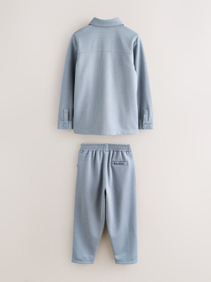 Baker by Ted Baker 3 Piece Textured Jacket T-Shirt and Trousers Set - image 7