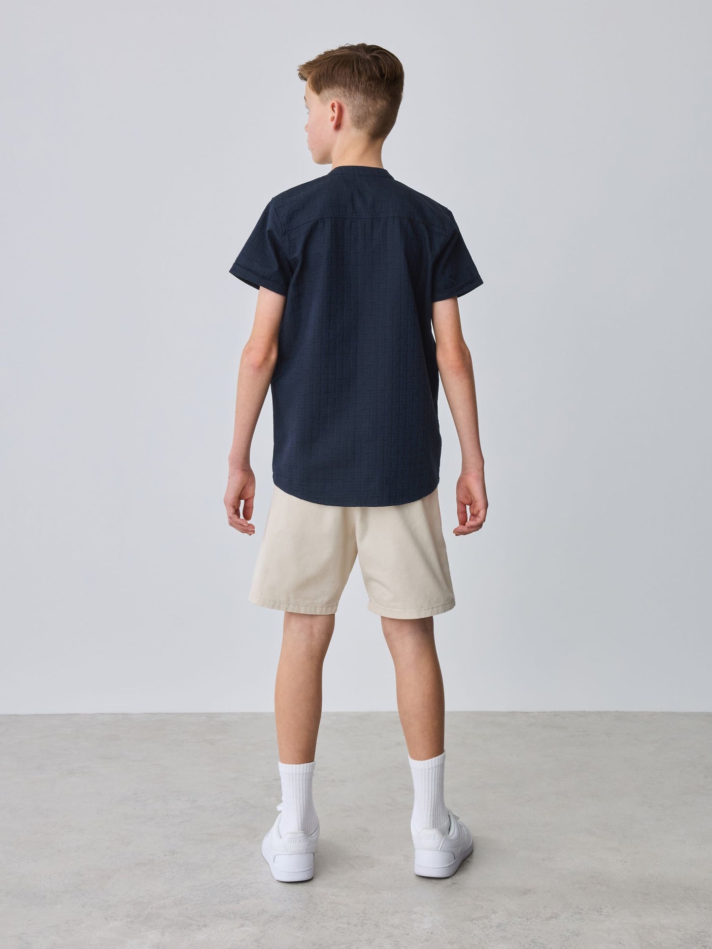 Baker by Ted Baker Grandad Collar Shirt image 5