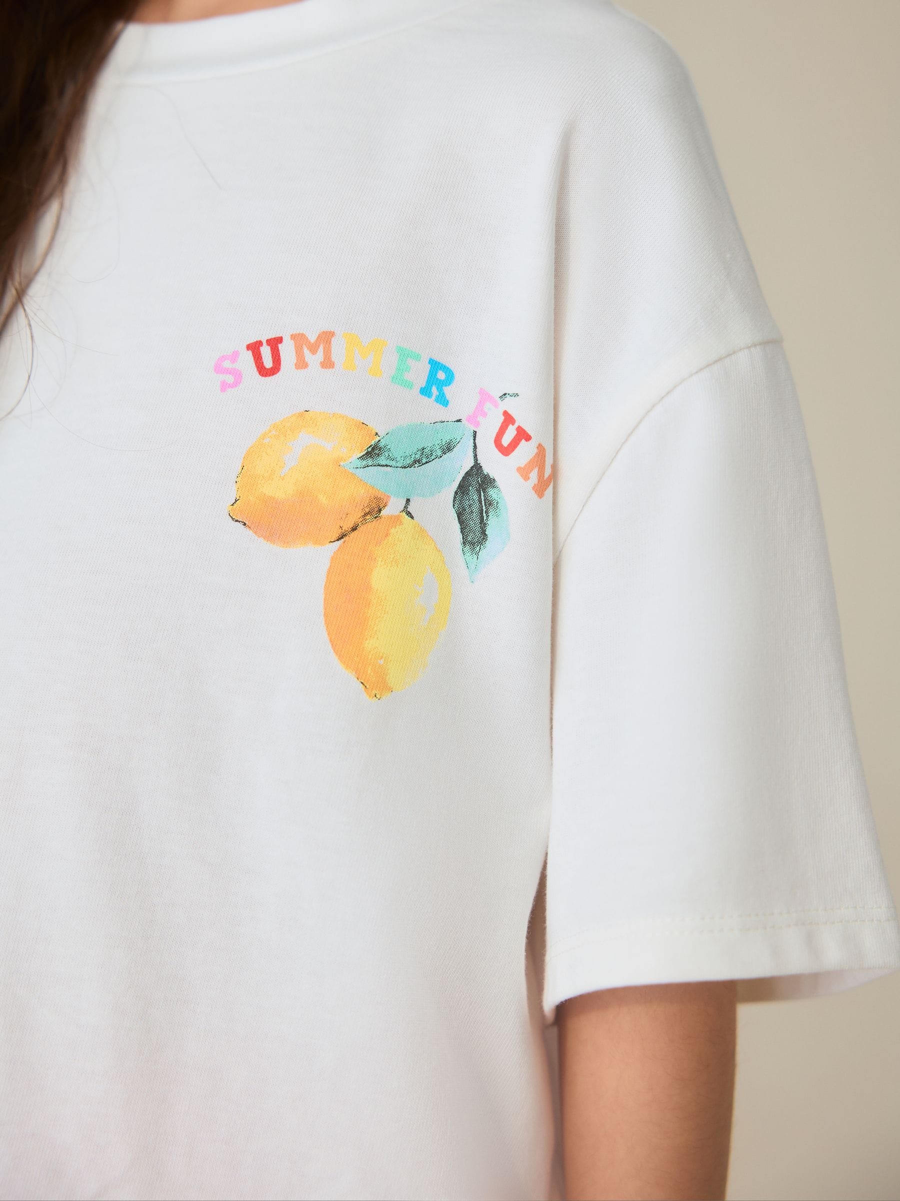 Little Bird by Jools Oliver Summer Rainbow Cotton Boxy T-Shirt and Shorts Set image 9
