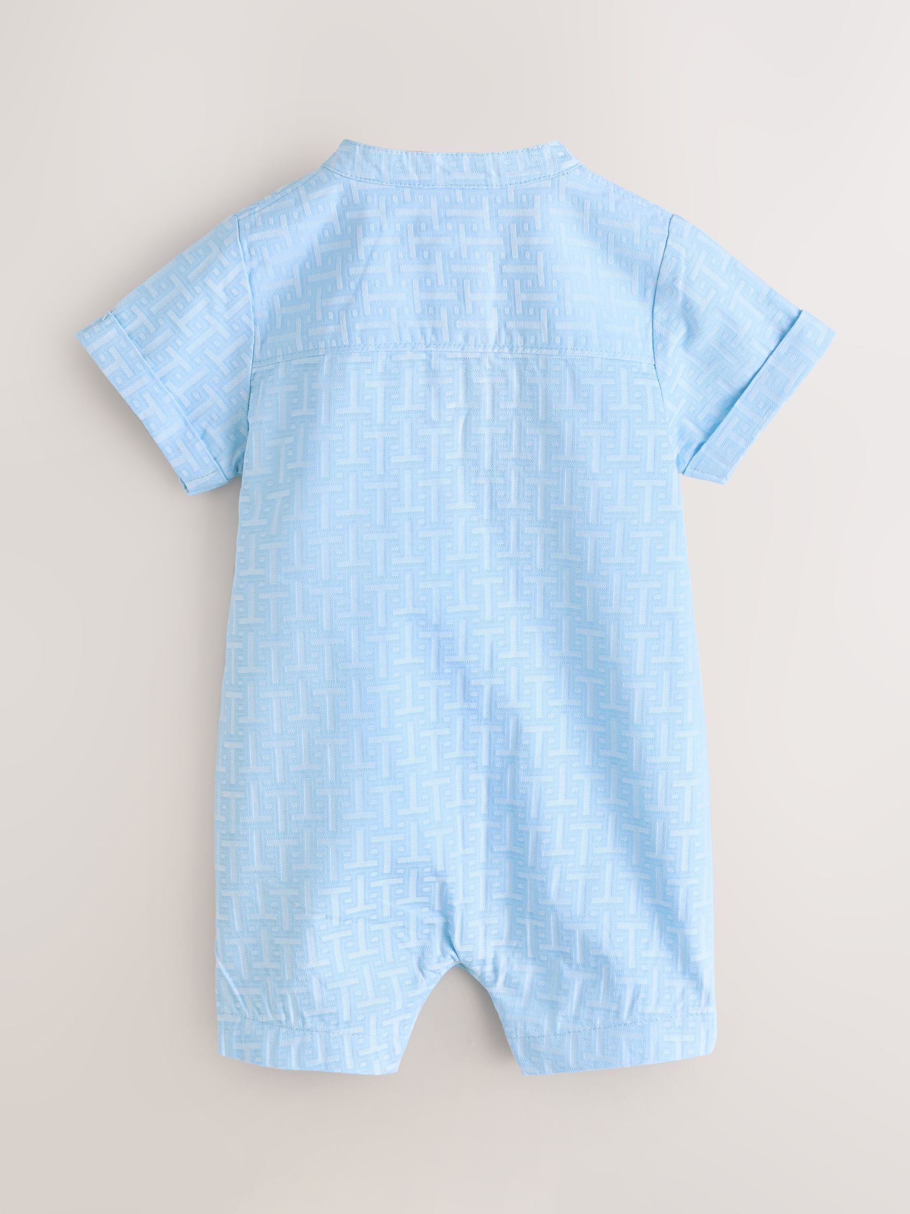 Baker by Ted Baker Blue Grandad Collar Romper image 3