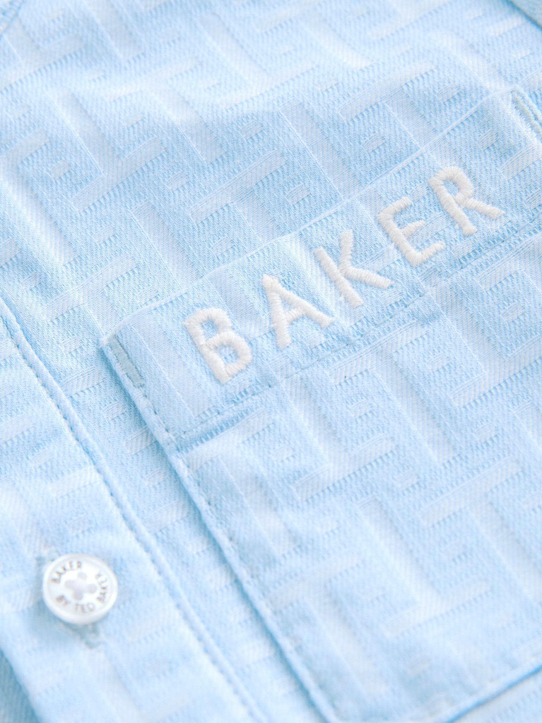 Baker by Ted Baker Blue Grandad Collar Romper image 5