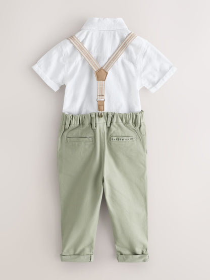 Baker by Ted Baker Shirt Trousers and Braces Set - image 12