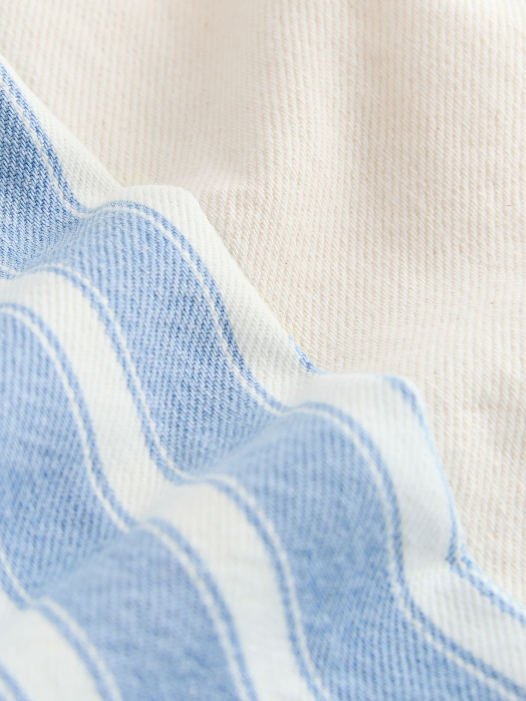 Dsiney Kidz - Blue/ White Stripe & Ecru Denim Shorts 2 Pack (3-16yrs) image 5