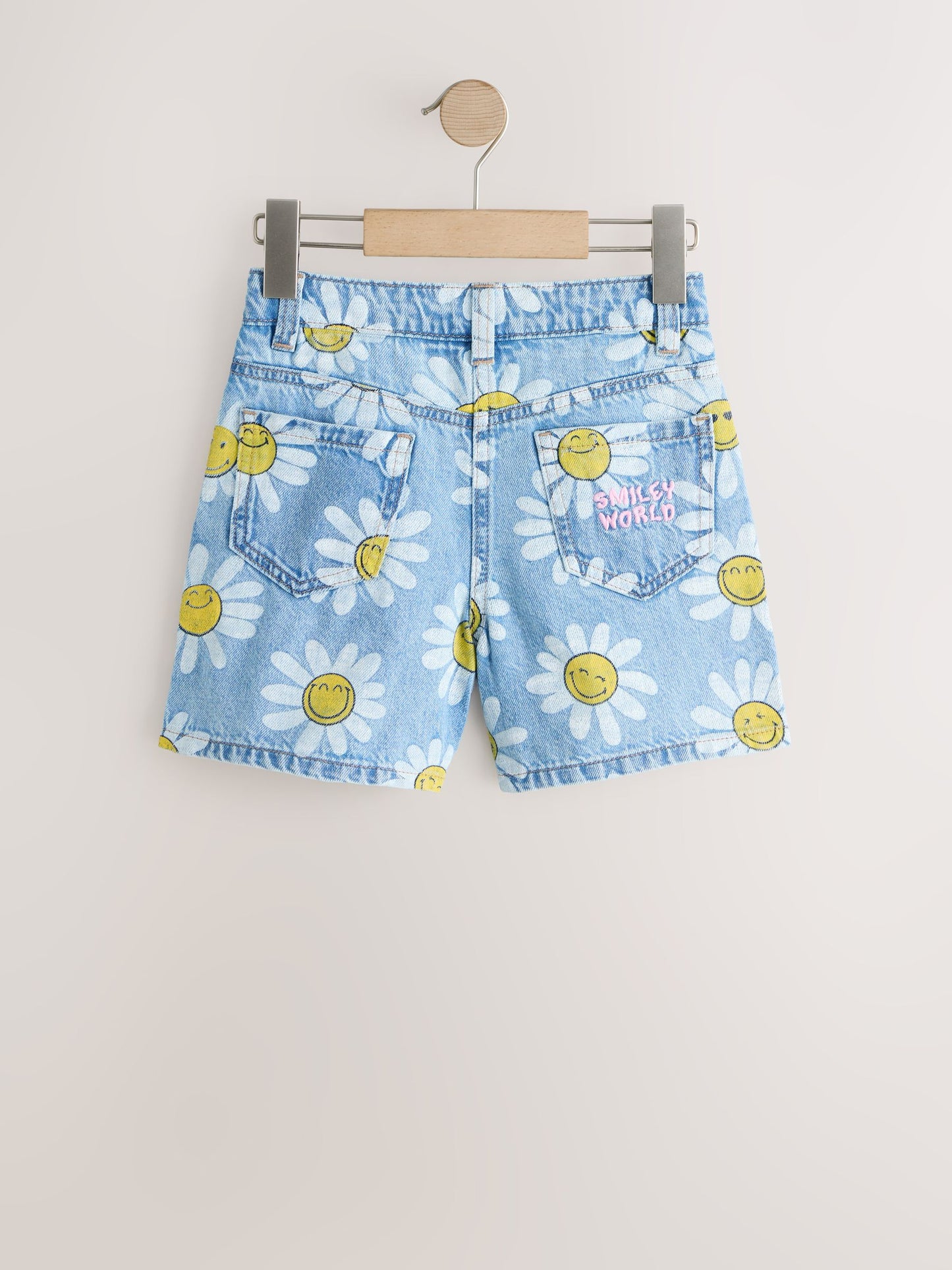 Dsiney Kidz - Mid Blue SmileyWorld® Daisy Denim Shorts (3-16yrs) image 2