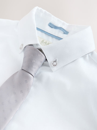Baker by Ted Baker Waistcoat, Shirt And Tie Set - image 14