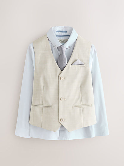 Baker by Ted Baker Waistcoat, Shirt And Tie Set - image 6