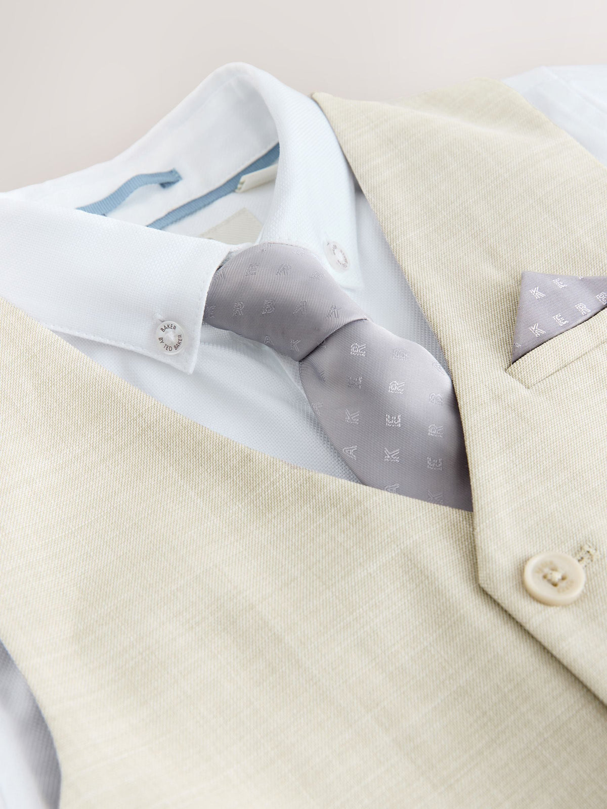 Baker by Ted Baker Waistcoat, Shirt And Tie Set - image 9