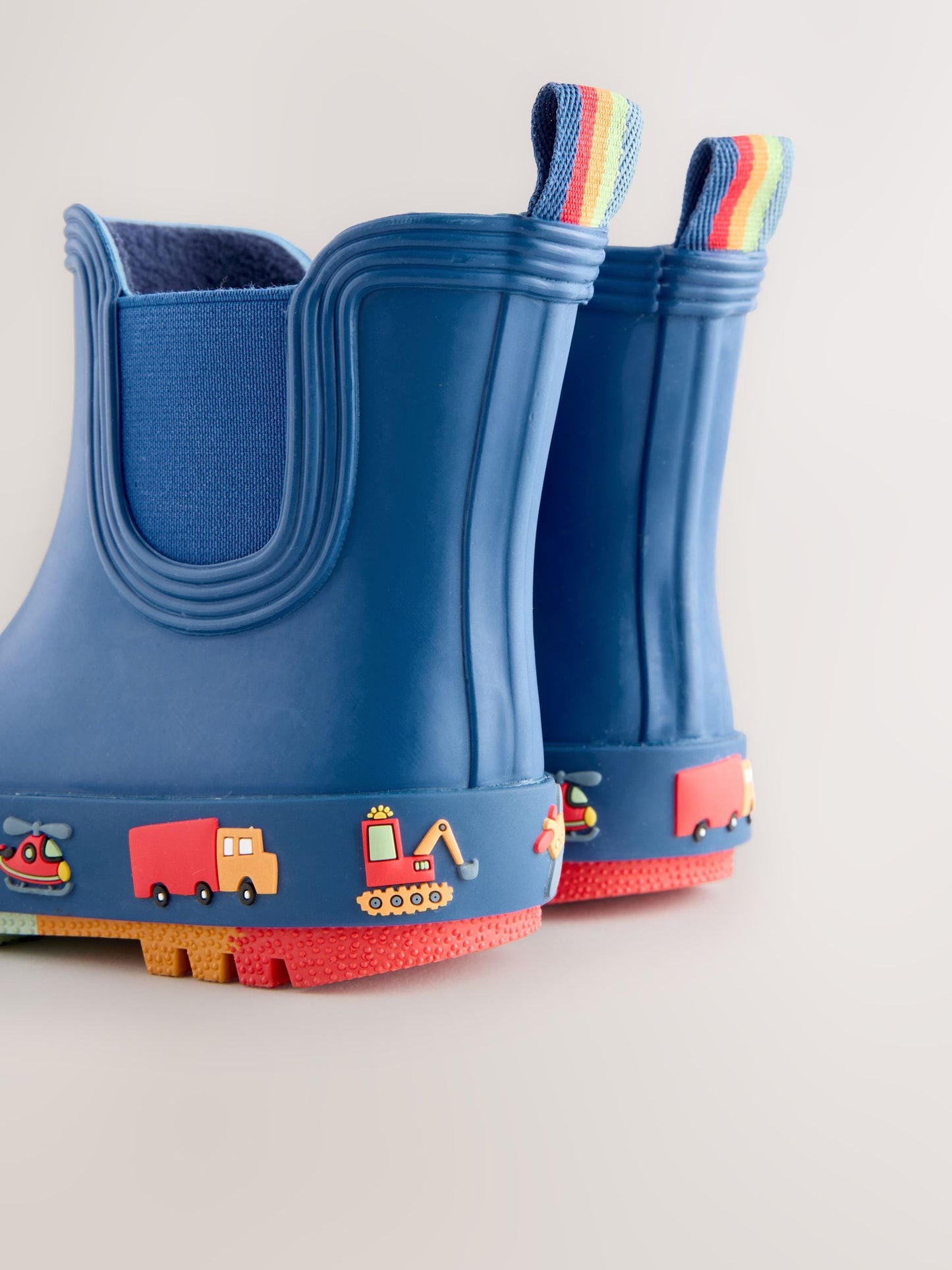 Navy Transport Warm Lined Ankle Wellies image 5