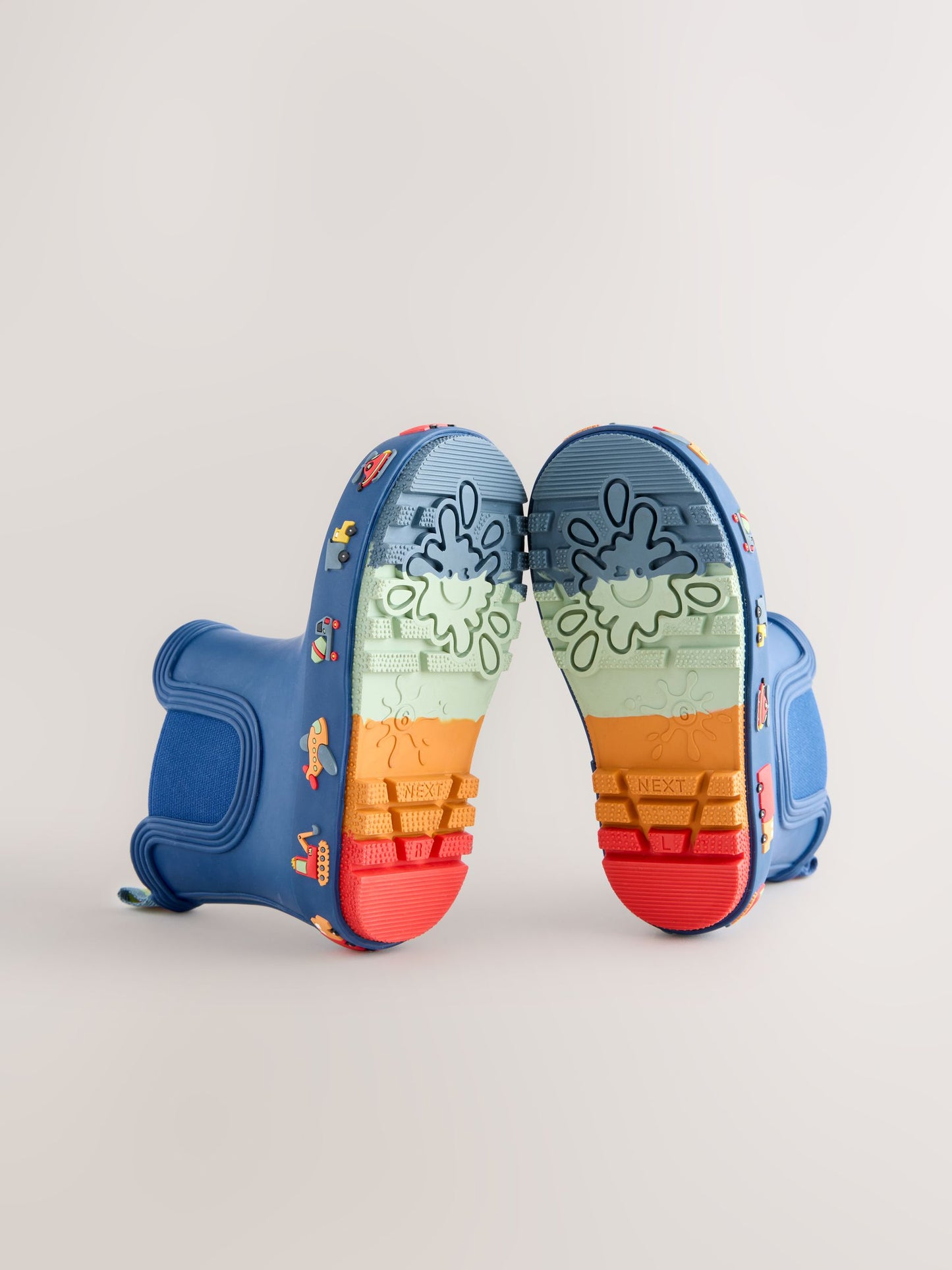 Navy Transport Warm Lined Ankle Wellies image 7