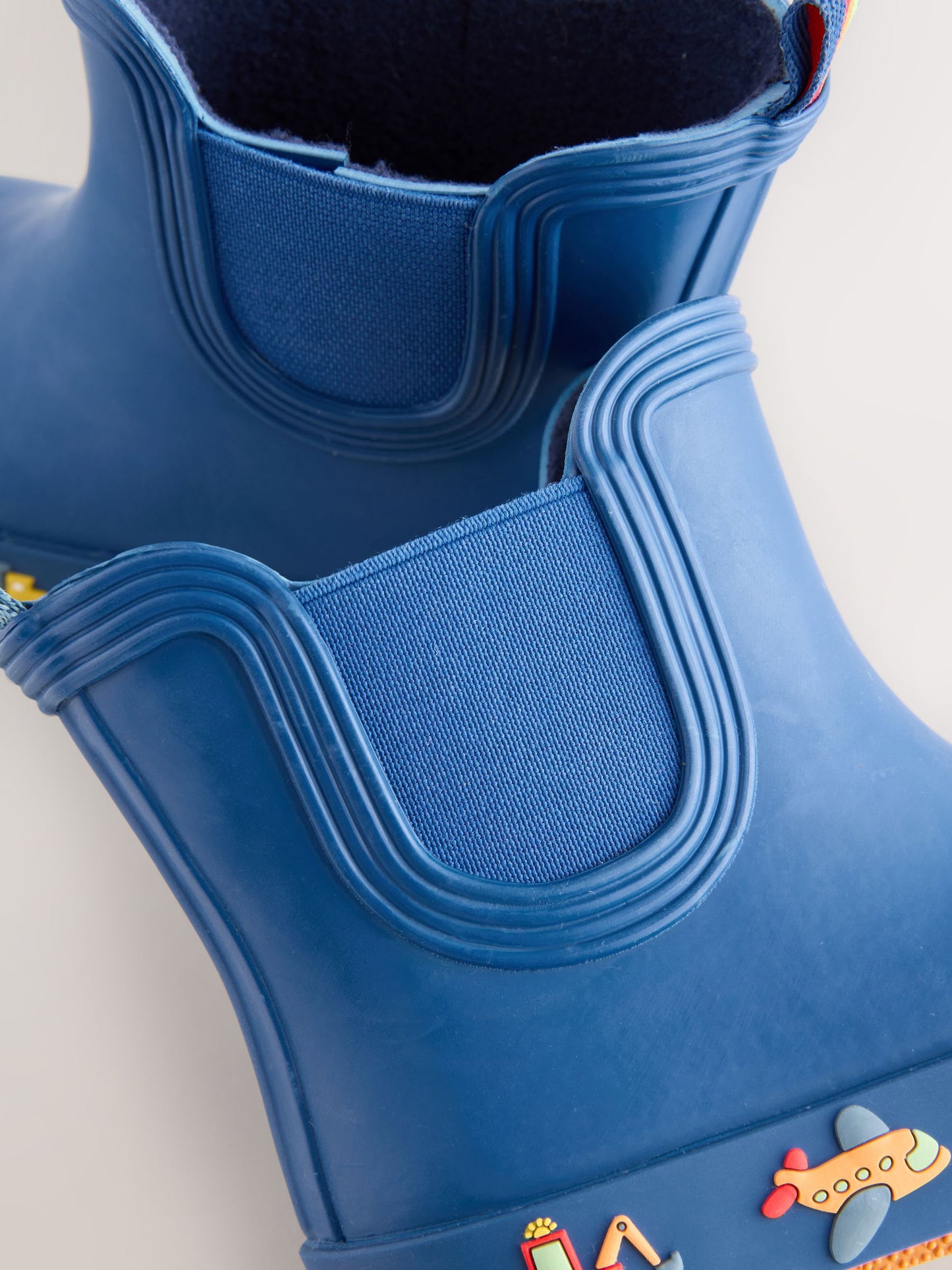 Navy Transport Warm Lined Ankle Wellies image 9
