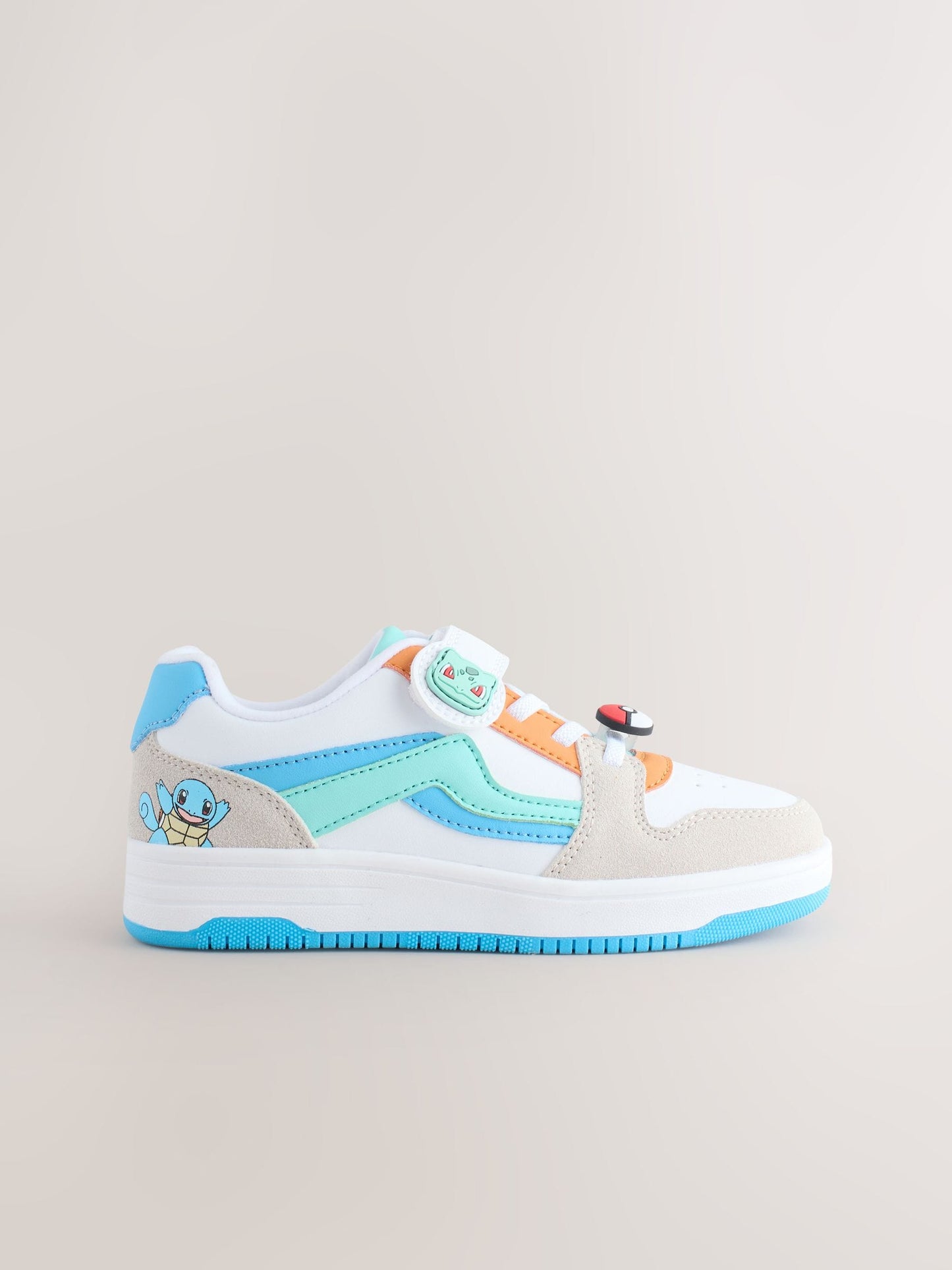 Dsiney Kidz - White Colourblock Pokemon Elastic Lace Trainers image 2