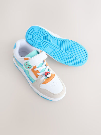 Dsiney Kidz - White Colourblock Pokemon Elastic Lace Trainers image 3