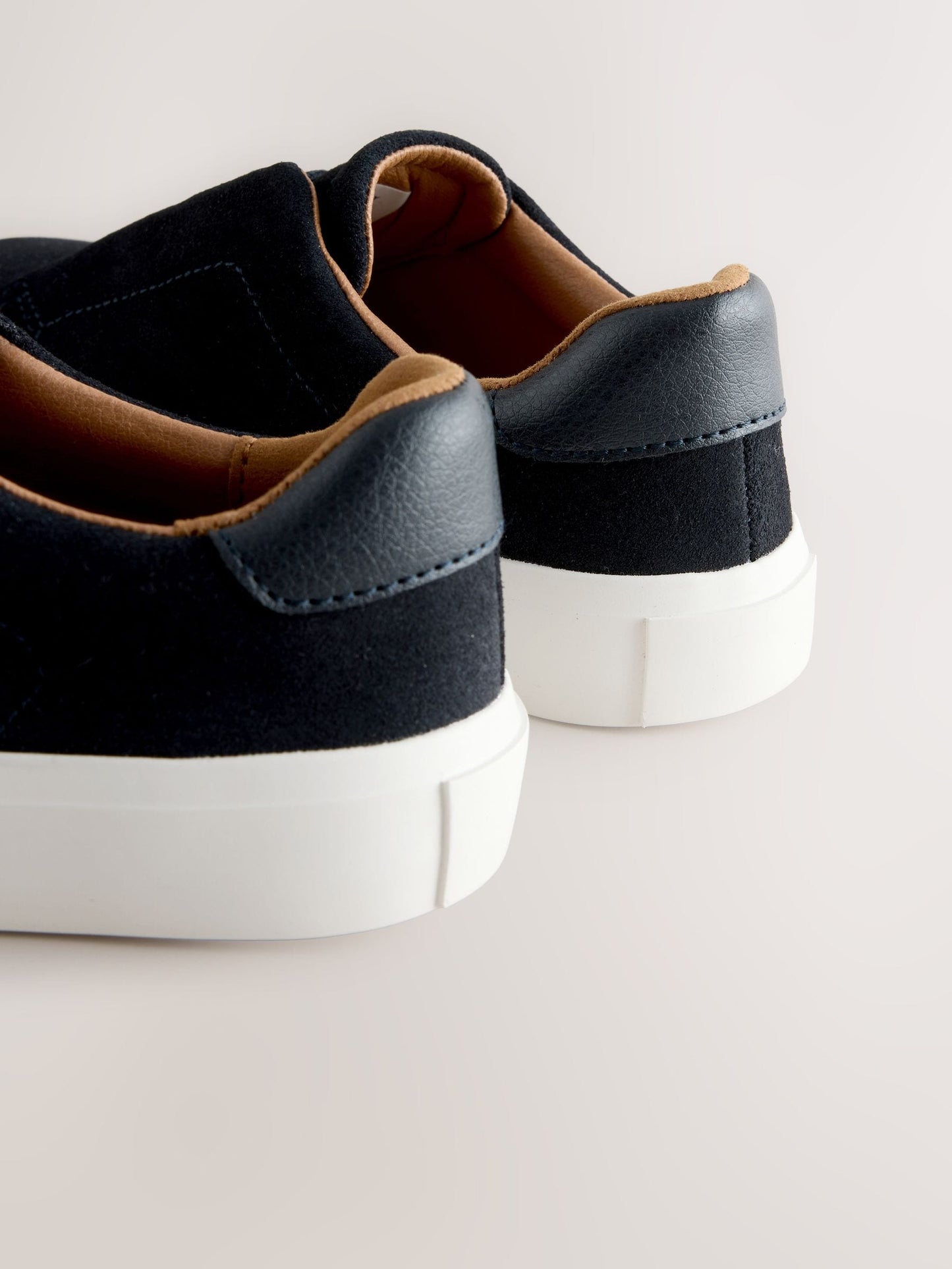 Navy Standard Fit (F) Elastic Lace Smart Trainers image 5