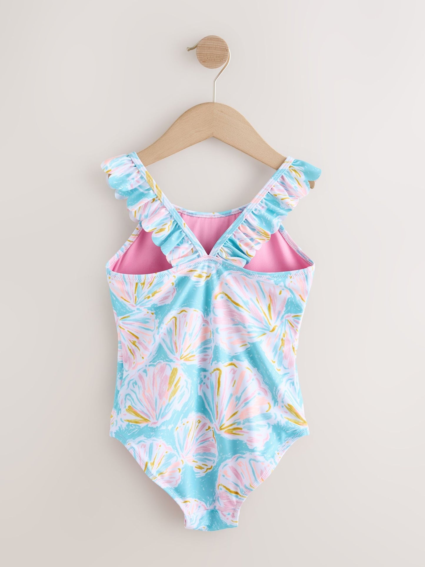Dsiney Kidz - Blue Shell Frill Swimsuit (3-16yrs) image 6