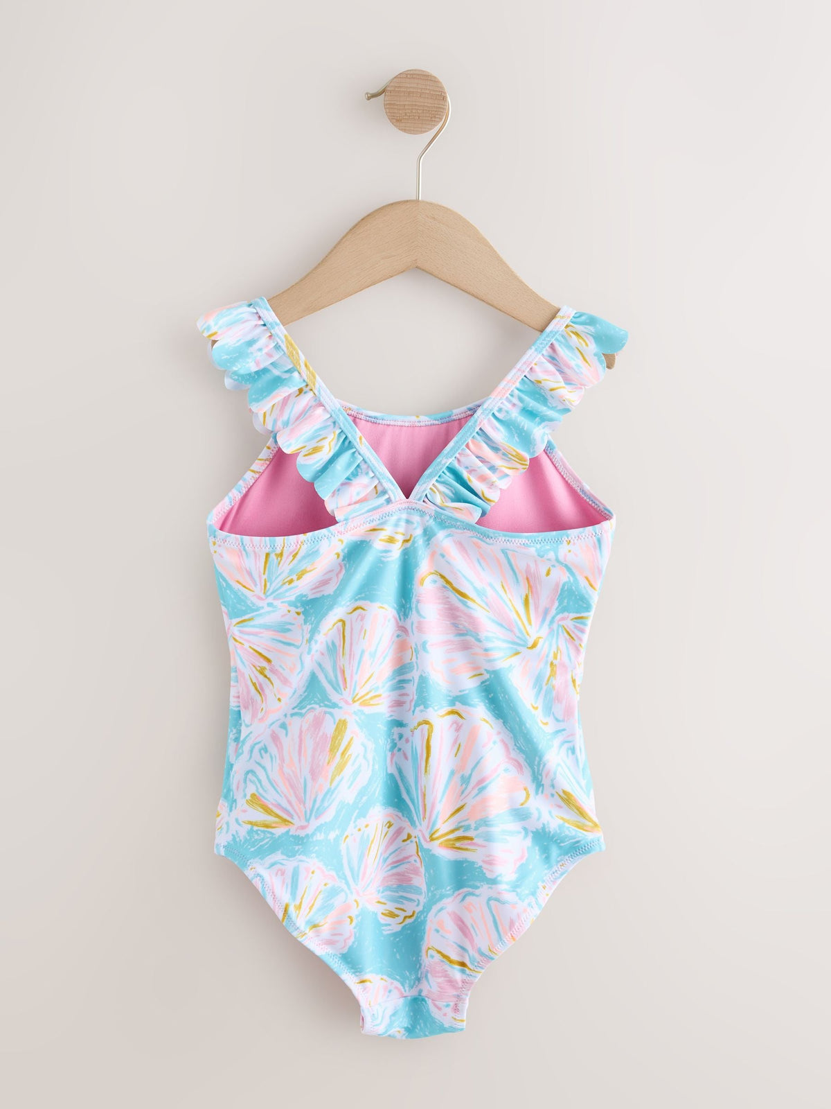 Dsiney Kidz - Blue Shell Frill Swimsuit (3-16yrs) image 6