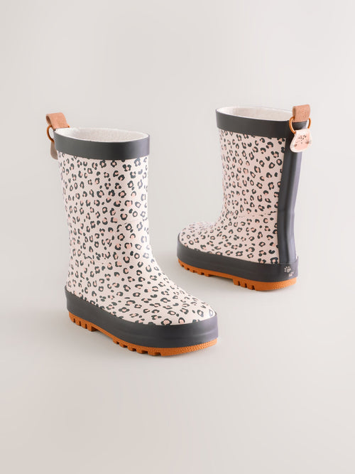 Neutral Leopard Wellies image 1