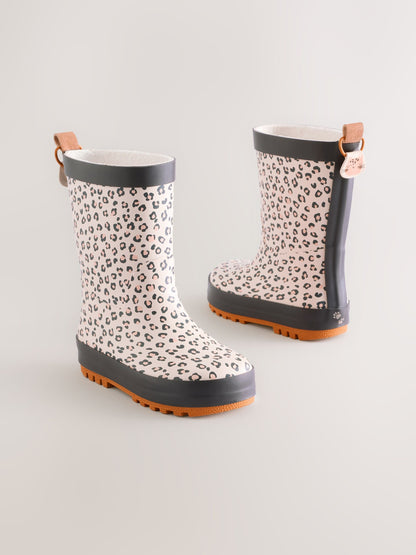 Neutral Leopard Wellies image 1