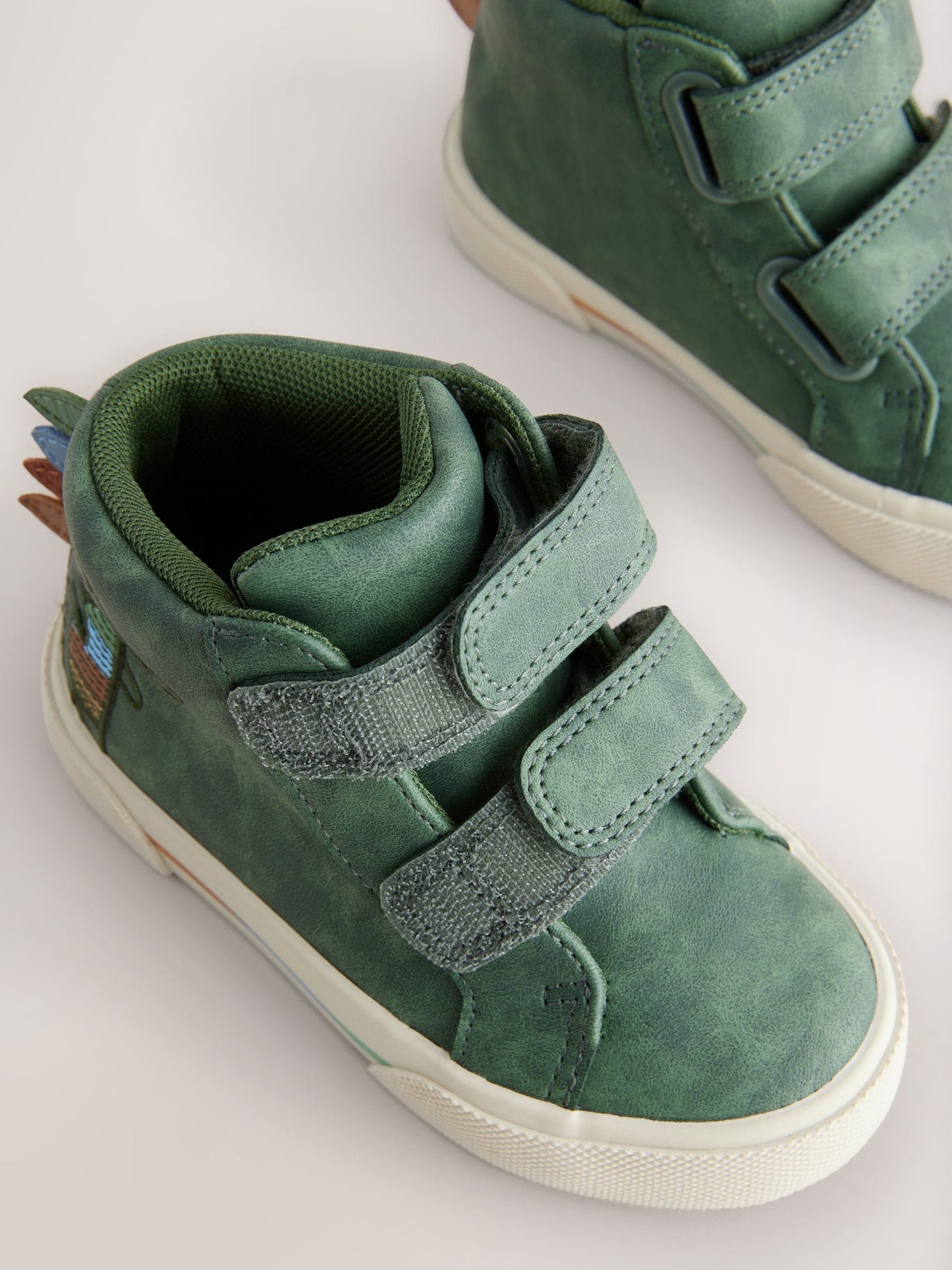 Green Crocodile Standard Fit (F) Touch Fastening Boots image 5