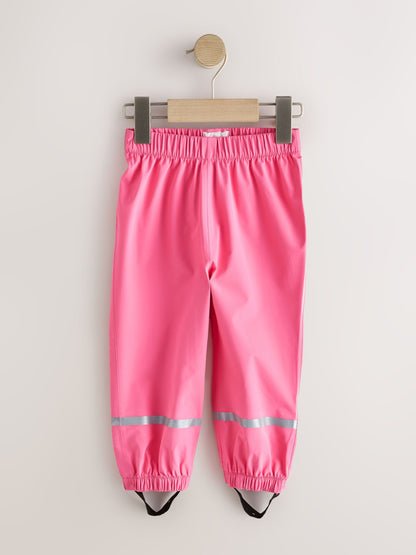 Pink Waterproof Trousers (9mths-10yrs) image 1