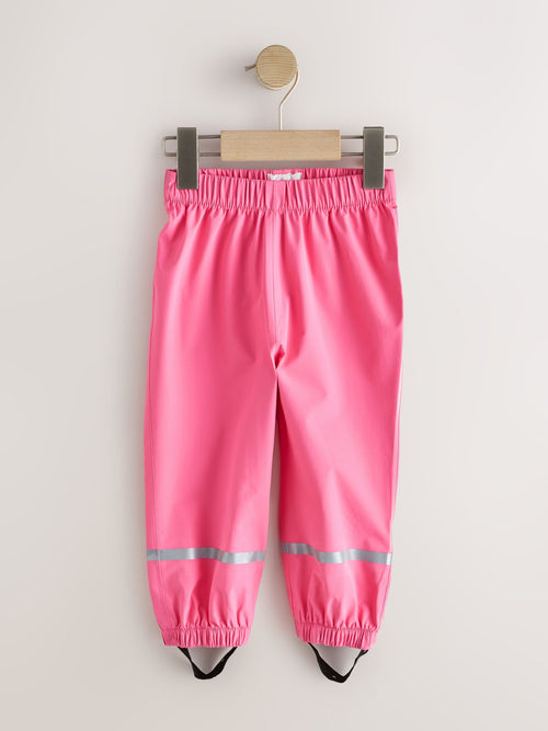 Pink Waterproof Trousers (9mths-10yrs) image 1